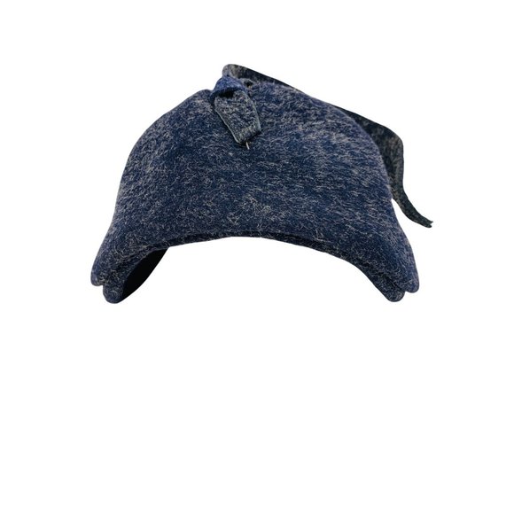 Vintage 1950s Navy Wool Architectural Cap Colby Hat main image 5